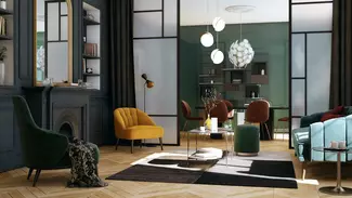 Mur en verre laqué PLANILAQUE couleur verte