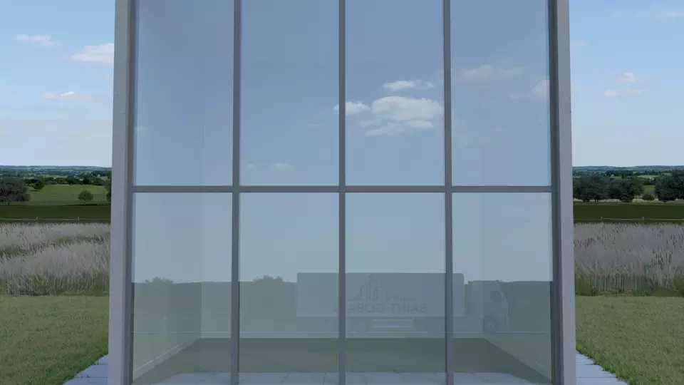 ECLAZ ZEN - Ciel clair Sans store Vue de face