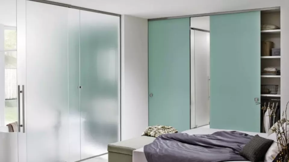 Verre dépoli porte intérieure