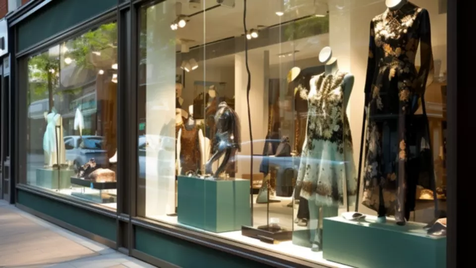 verre trempé et vitrine de magasin