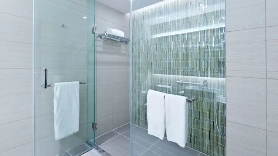 paroi de douche verre design