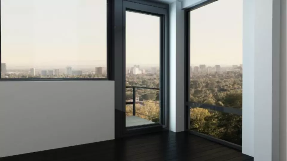 Porte en verre