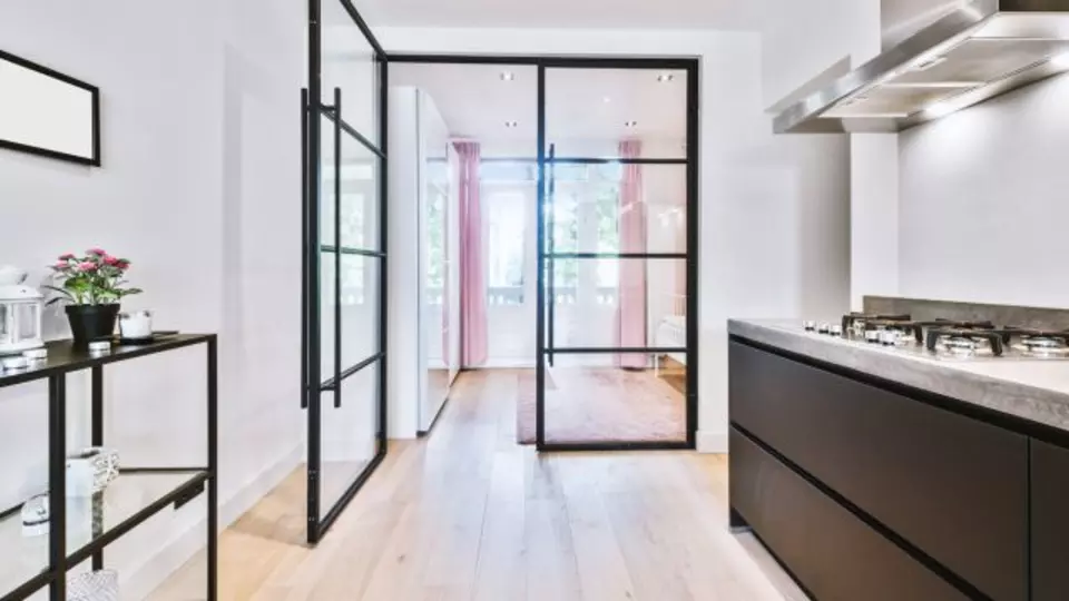porte intérieure en verre