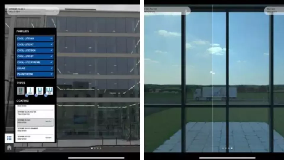 Rendu realiste vitrage glass pro