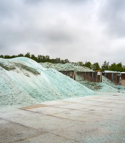Recyclage en boucle fermée : calcin 
