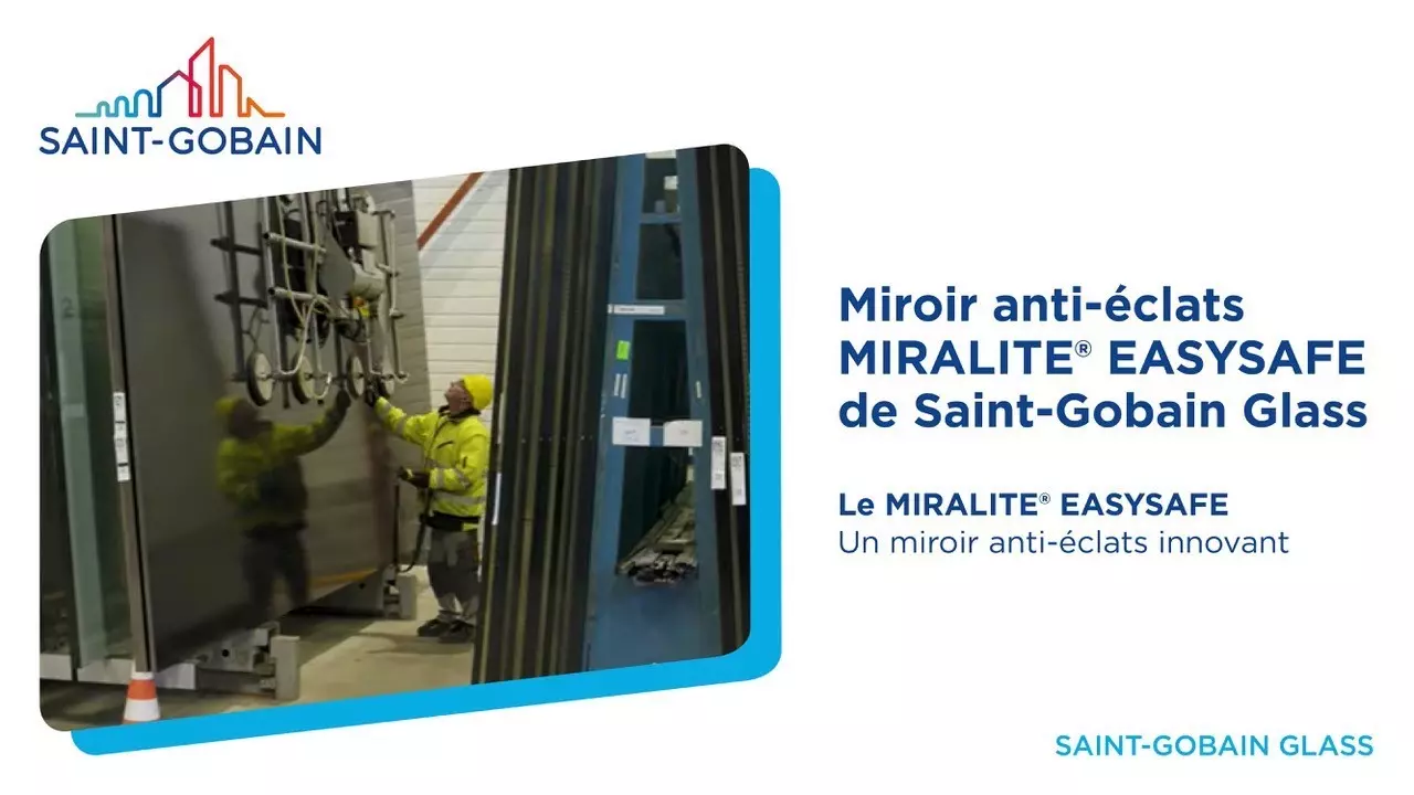 Manipulation et découpe du miroir anti-éclats MIRALITE® EASYSAFE thumbnail